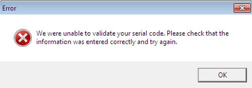 Error Message in Target